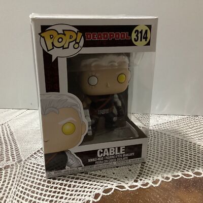 Funko Pop Marvel Deadpool N.314 Cable Bobble Head Nuovo