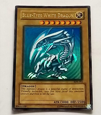 YuGiOh Blue-Eyes White Dragon SDK-001 NM | eBay