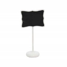 Gisela Graham White Wood Mini Blackboard Place Setting wedding, birthday, party
