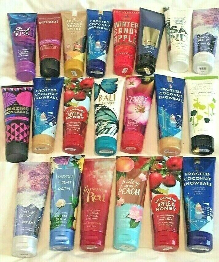 Bath and Body Works Body Cream 21 Tubes .New | eBay