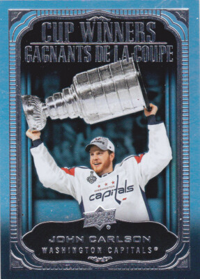 20/21 TIM HORTONS..JOHN CARLSON..CUP WINNERS..# CW-6.CAPITALS.FREE COMBINED SHIP