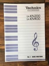Technics SX-KN200 SX-KN400 Keyboard Vol. 1 Basic Functions Original 