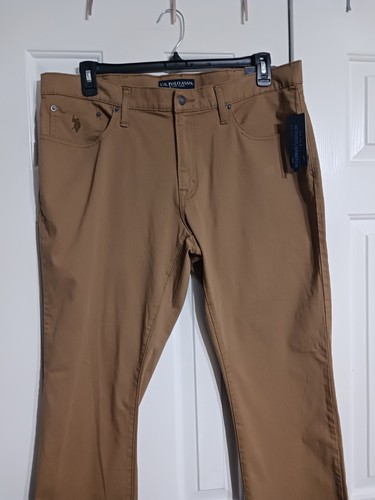 Neu mit Etikett Herren U.S. Polo Assn. Slim Straight Twill Hose Jeans Größe 38x29 - Bild 2 von 4