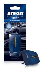 Areon Vent 7 Car Perfume Vent Clip AC and Fan Air Freshener, Blue Stones Scent