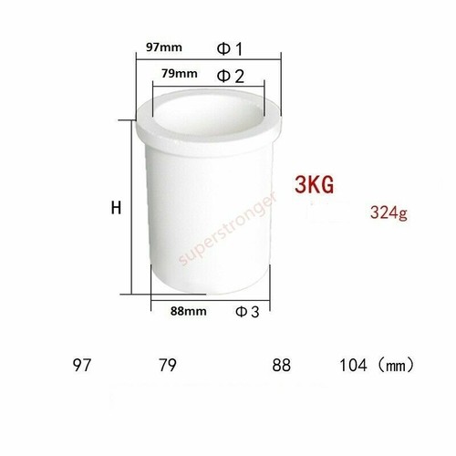 Melting 99.9% Purity Graphite Ceramic Crucible Non-stick Gold Silver Metal Smelt - Picture 25 of 30