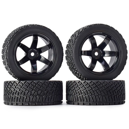 Austar 4PCS 12mm Sechskant 67mm Gummireifen Rad für 1/10 WLtoys 1/14 RC Auto - Bild 2 von 10
