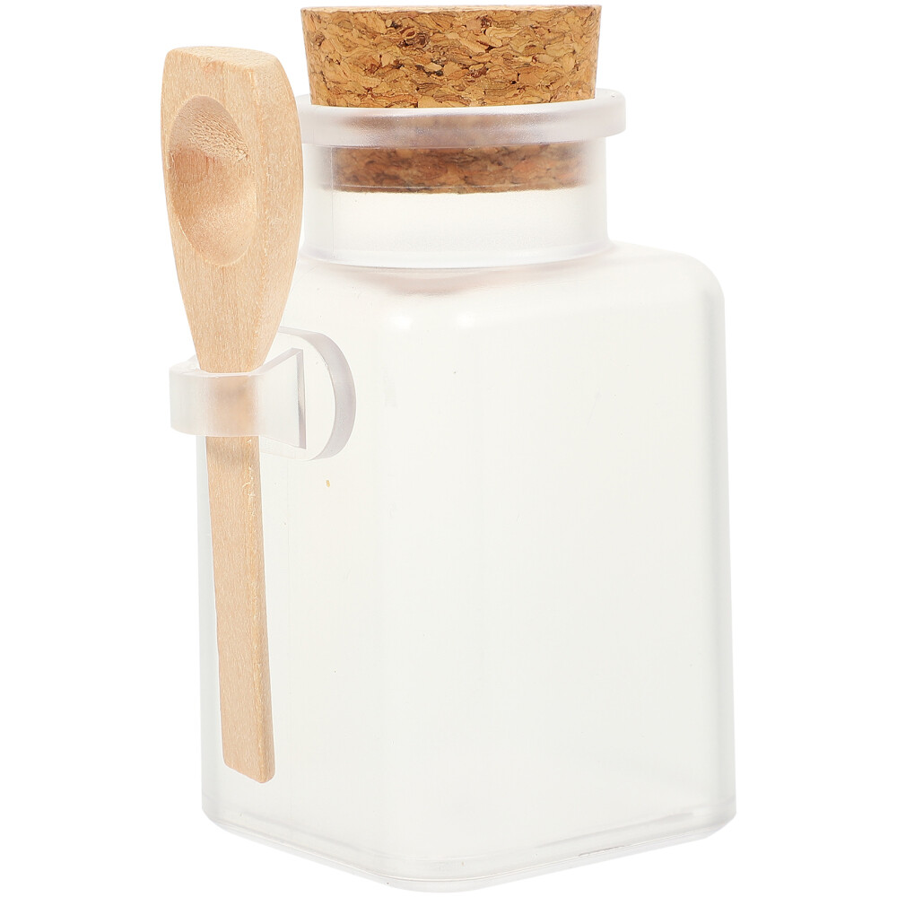 6 Pcs Bath Salt Holders Glass Dispenser Salts Storage Bottle Sealed Jar