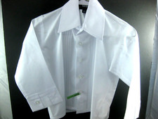 Gino Giovanni Size 2T Boy's Formal Dress White Shirt Long Sleeves
