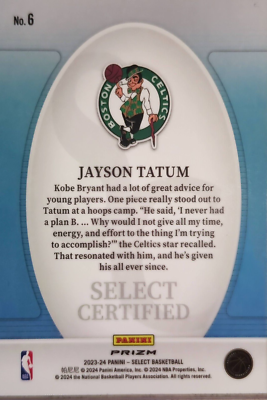 2023-24 Panini Select - Select Certified Silver Prizm #6 Jayson