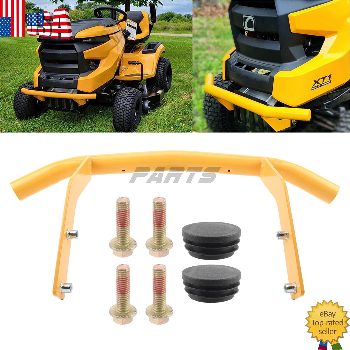 19A30020100 Yellow Front Bumper Kit for Cub Cadet XT1 and XT2 Lawn
