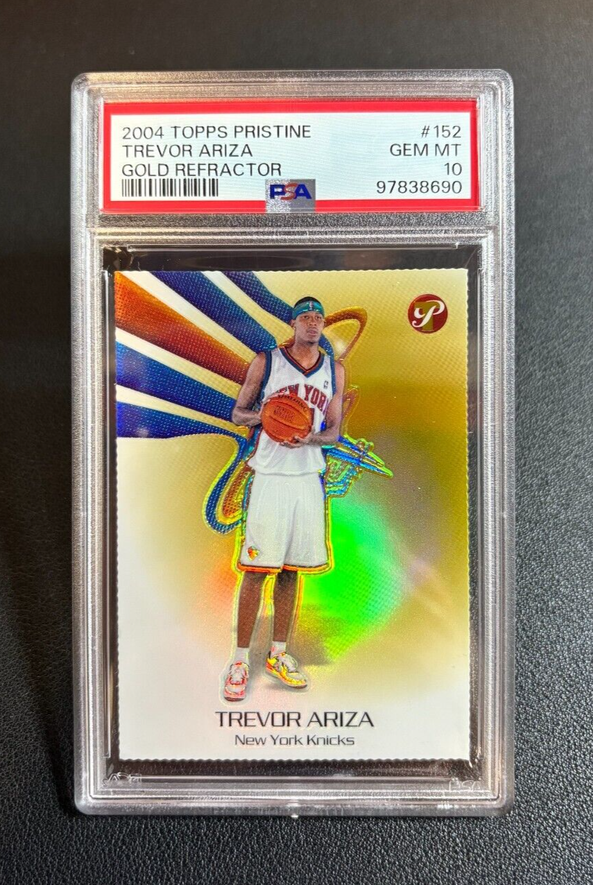 Trevor Ariza 2004 Topps Pristine Gold Refractor RC #21/27 PSA 10 Pop 1 Jersey