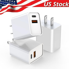 For iPhone 14 13 12 11 XR 8 20W Fast Charger Block USB Type C Wall Power Adapter