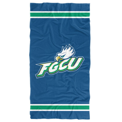 Florida Gulf Coast University Beach Towel/Bath Towel, 30''x60'' Primary Logo