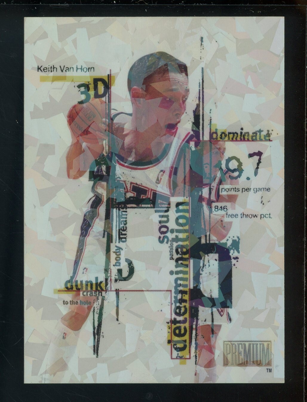 1998-99 Skybox Premium 3D's Keith Van Horn New Jersey Nets