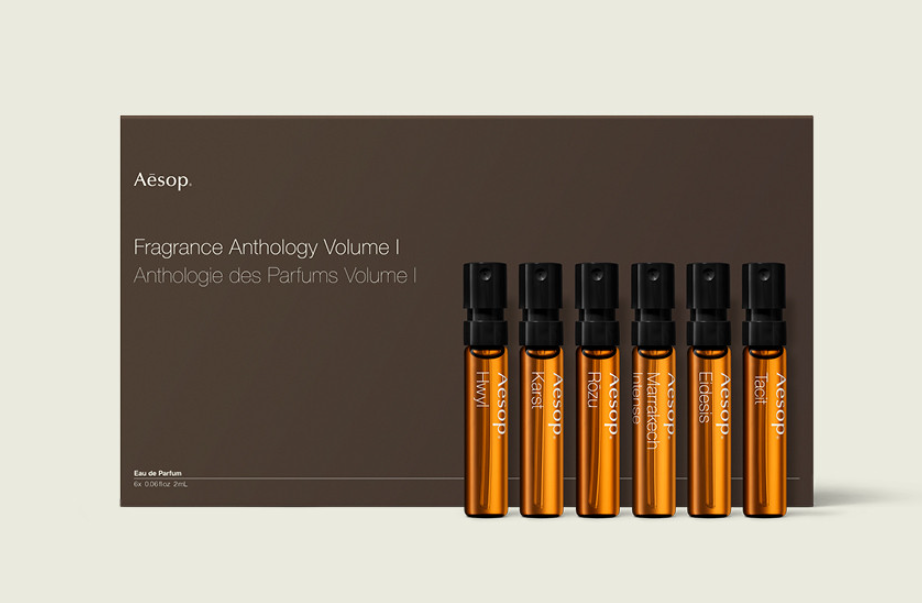 【新品未使用】Aesop Fragrance Anthology 6本入 Aesop Fragrance Anthology Volume I 6-Piece Mini Eau de Parfum