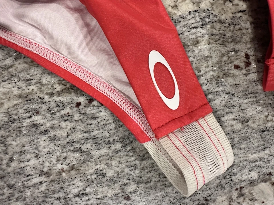 Maiô Oakley XS biquíni vermelho top e parte inferior feminino/jovens meninas - Imagem 3 de 4