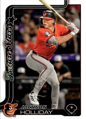 2025 Topps Holiday Advent #H188 Jackson Holliday Plaid Baltimore