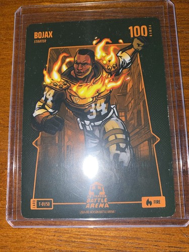 2024 Bo Jackson Battle Arena Bojax Fire S-01/100 Bo Jackson 2024 NSCC Exclusive