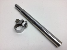 Vintage 1960s Schwinn Chrome Bicycle Seat Post & AS Clamp Jaguar Corvette Bike