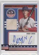2023 USA Baseball Stars & Stripes Materials Derek Curiel (Blue Ink) Auto 4z8