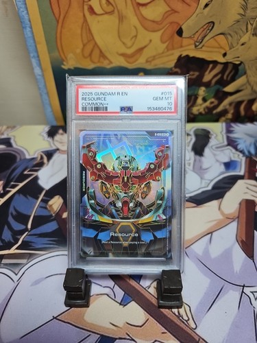 2025 GUNDAM RESOURCE #015 RESOURCE COMMON++ PSA 10