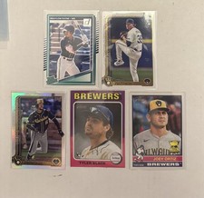 Milwaukee Brewers card lot 