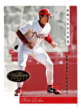 Scott Rolen  1996 Leaf Signature Series  Gold Press Proof    #122