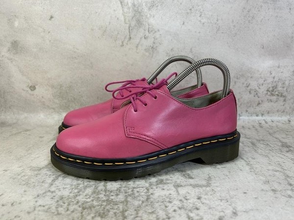 Women Dr. Martens Heels Pink Leather 37