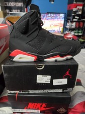 Air Jordan 6 Retro Infrared 2019 Uomo Taglia 11.5 384664-060 Indossato Una Volta Scatola Originale NDS