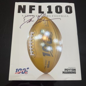NFL 100: A Century of Pro Football  Book Signed By Deion Sanders