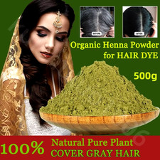 Natural Henna Powder Hair Dye for White Hair Coverage and Nourishment