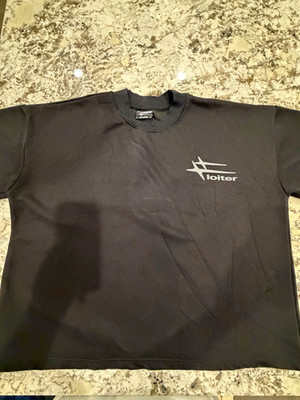 Loiter Men s Black Graphic Logo Crew Neck Short Sleeve T-Shirt Size XL