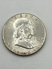 1957-P Franklin Silver Half Dollar   90% Silver 50c