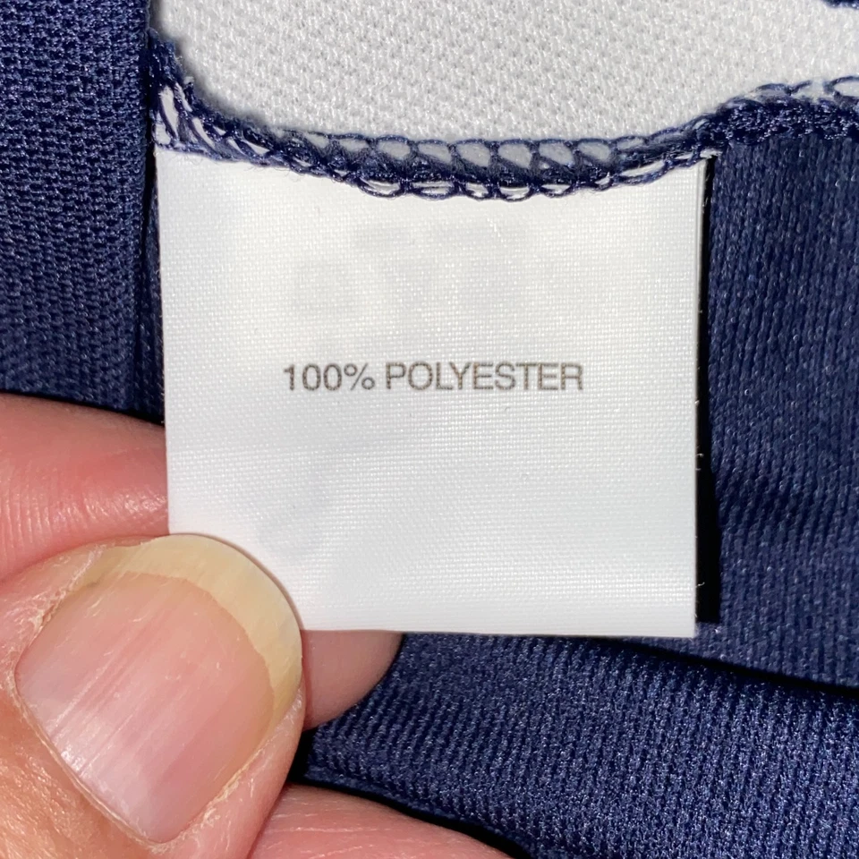 Polo Sport Tek Damas Talla Grande Azul Blanco Georgia Tech Pullover Camisa Foto 4 de 4