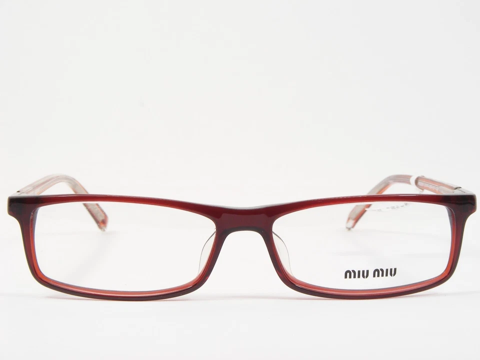 MIU MIU VMU03A 2BE-1O1 Borgoña ÚNICAS GAFAS 51-14-135mm (NOTAS) Foto 2 de 4