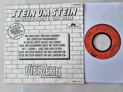 Vierzehn - Stein um Stein 7'' Vinyl/ CV Pink Floyd - Another brick in the wall