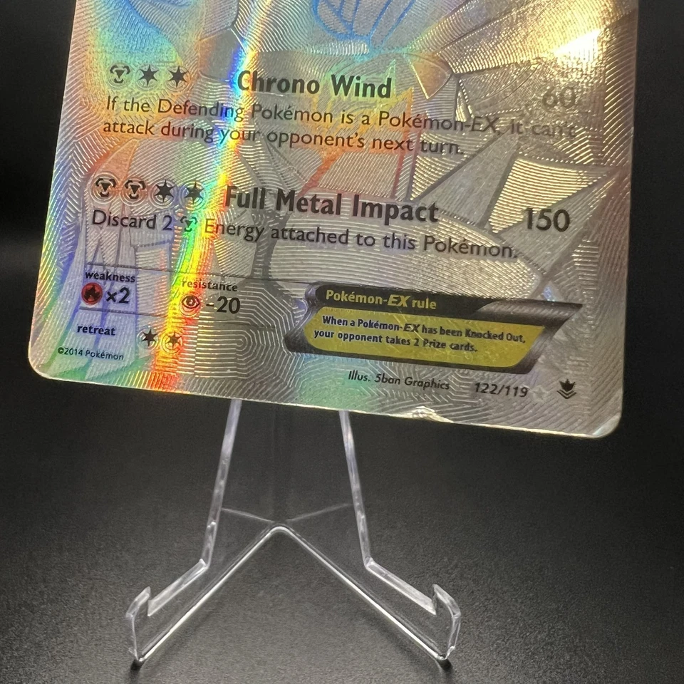 Dialga EX 122/119 XY Phantom Forces DAMAGED(See Photos) Pokemon TCG Secret Rare - Image 3 of 4