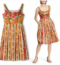 Isaac Mizrahi for Target size 16 Floral pleated sundress