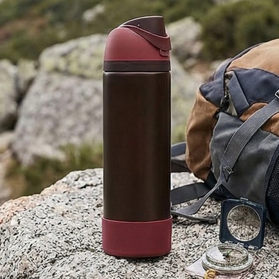 Water Bottle 2Pc Silicone Cup Bottom Anti-Slip Protective Sleeve Cover 24/32 Oz