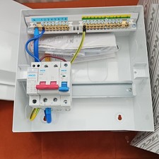 MCG Metal 6 Way Consumer Unit + Surge Protection Device, 2 Pole Isolator 32A MCB