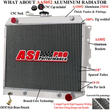 3 Row Aluminum Radiator FOR Dodge 1968~1974 Challenger Charger Plymouth-V8 22"W