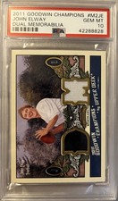 🔥PSA 10🔥JOHN ELWAY 2011 UD GOODWIN CHAMPIONS DUAL GAME USED JERSEY  POP 1