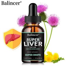 Super Liver Milk Thistle Liver Cleanse Detox Skin Digestive Liquid Supplements