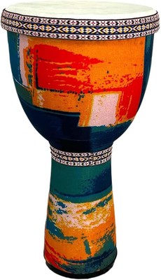 RUOSWTE Djembe Drum Bongo ，Goblet Made Of Goat Leather Head, Hand A 