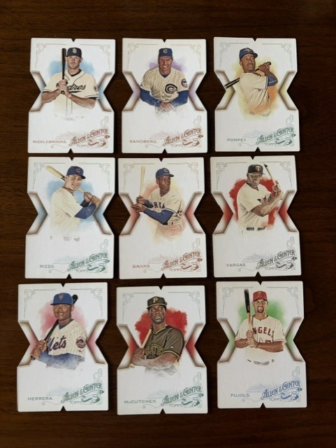 2015 Topps  National Allen Ginter  Die-Cut Huge Lot of 28   Pujols Ortiz Koufax
