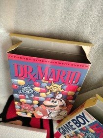 Lotto Dr. Mario Dr Mario NES scatola, manuale, solo inserto Dr Mario Gameboy (solo scatola) 