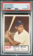 1954 DAN-DEE POTATO CHIPS MONTE IRVIN PSA 3.5