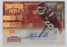 2016 Contenders Championship Ticket 42/49 Kei'Varae Russell KeiVarae Auto 0e2x