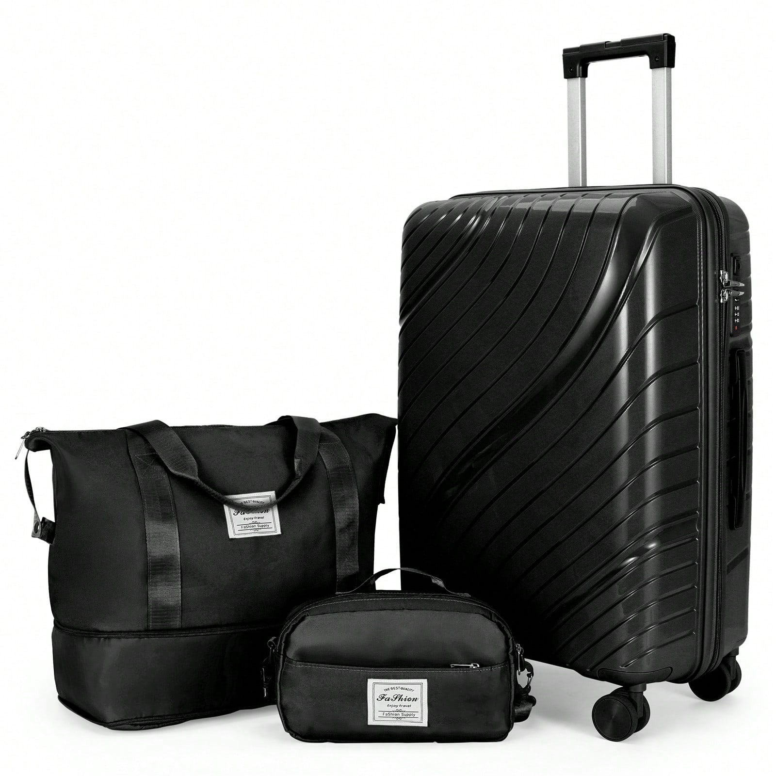 4 Piece PP Set With PP Tote Bag PP Trolley Case 14in 20in 24