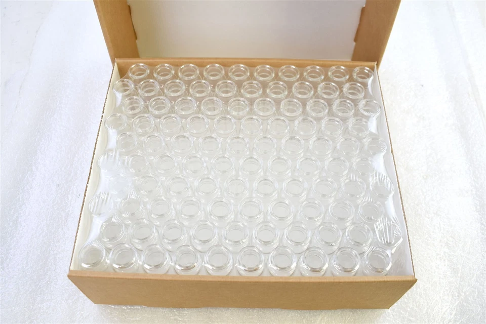 Agilent 5182-0837 Vial, HS, Crimp, FB, 20ml, Clear Glass, Cert, 100PK - Image 2 of 3